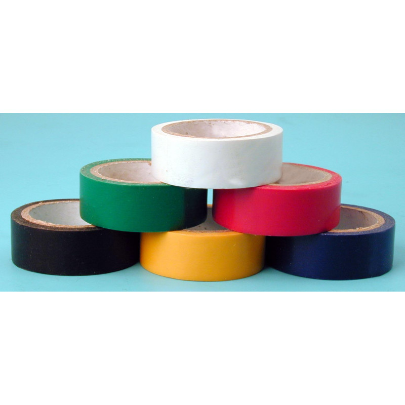 Beast 6 Rollen Farbiges Isolierband isolieren Isoband Klebeband 19mm x 2,5m Bunt PVC Set