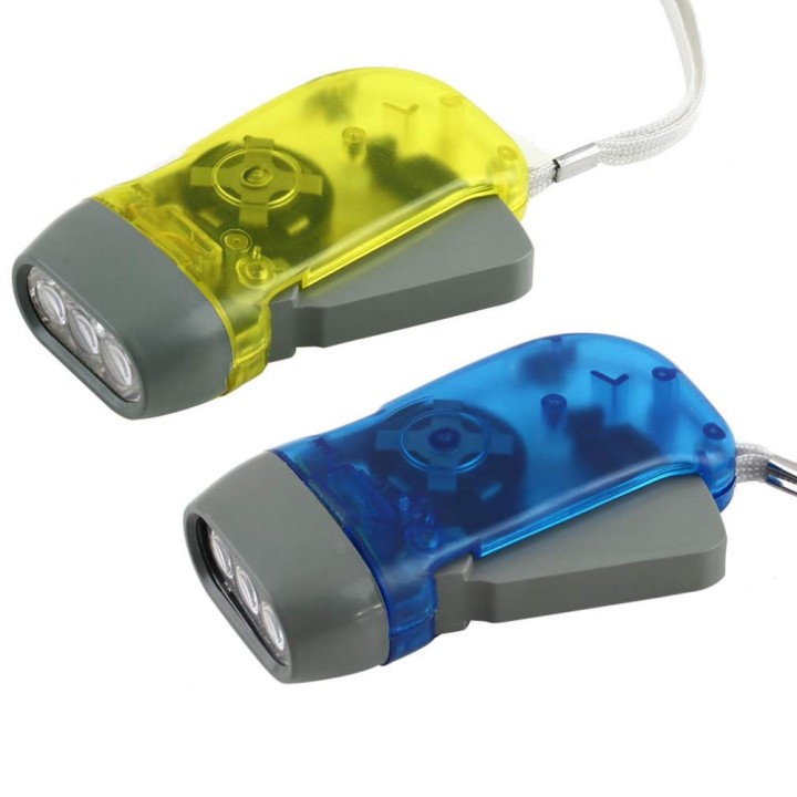 Dynamo led taschenlampe gratis beleuchtung lag006.5107 ippag - 2