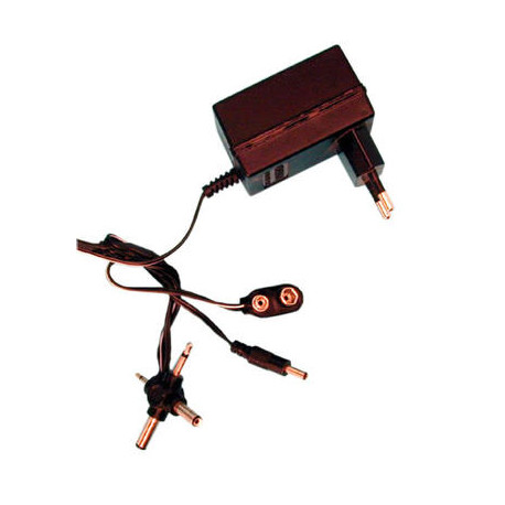 Caricabatterie elettronico con spina inseribile per radiotrasmittenti t5w jr international - 1