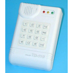 Telephone transmitter with 4 numbers 1 message alarm 4 phone numbers automatic dialer dialing device
