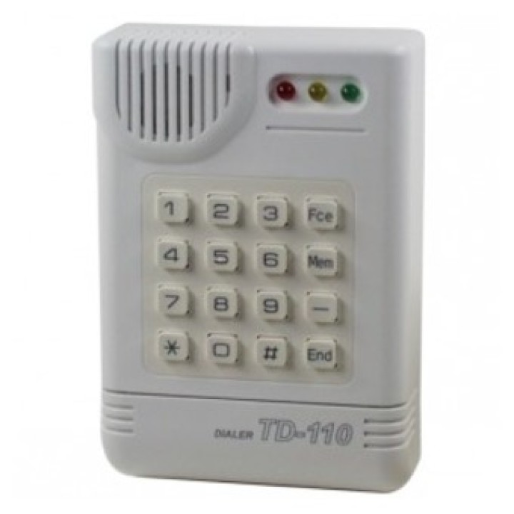 Trasmettitore telefonico allarme 4 numeri 1 messaggio td110 trasmissione messaggio di telefono jablotron - 1