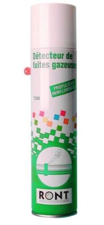Aerosol detector escape gas 300ml seguridad spray escapes huidas gases detecciones gases seguridad activa spray ront - 1