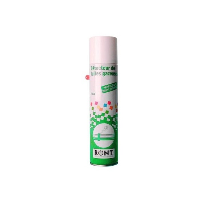 Aerosol detector escape gas 300ml seguridad spray escapes huidas gases detecciones gases seguridad activa spray ront - 2