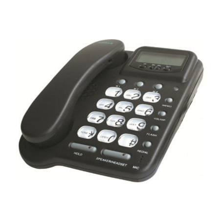 Telefono con hilo escucha amplifcadae mano libre 20 no casco amplificador memoria pabx pabx pabx pabx jr international - 1