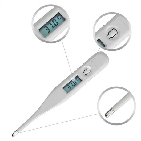 Thermomètre électronique rectal, frontal