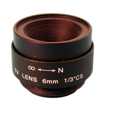 Obiettivo telecamera 6mm senza diaframma obiettivi telecamere obiettivi telecamere jr international - 1