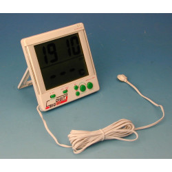 Thermometer inside outside 50 +70°cthermometer digital electronic thermometers with probe an clock thermometer inside outside th