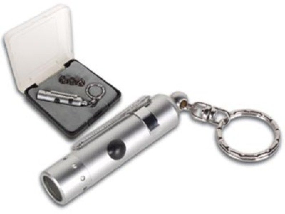 Slim line led light with keychain white velleman - 1