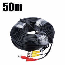 Konig 50 m security coax cable rg59 + dc power konig - 4