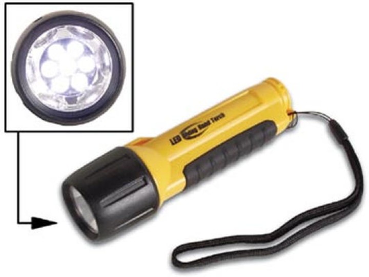 Taschenlampe mit 7 led handlampe handlampen taschenleuchte taschenleuchten taschenlampen taschenlampe velleman - 1