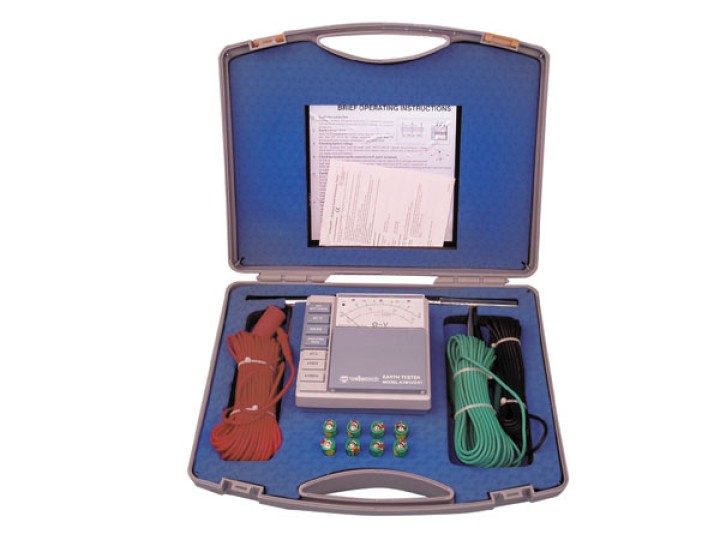 Medidor analógico de resistencia de tierra velleman - 4