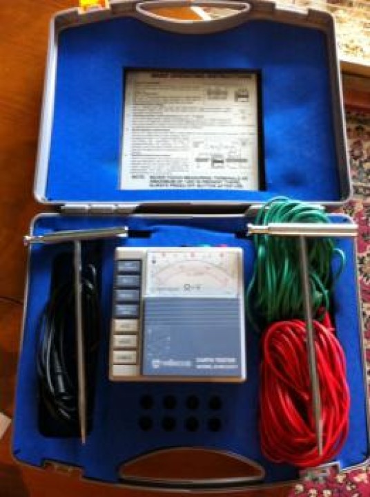 Resistenza di terra tester strumento analogico del controller avm52ert protezione contro i fulmini casa misura velleman - 3