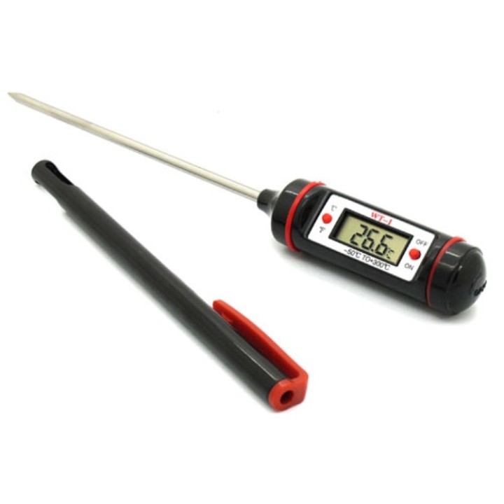 Cooking thermometer 50 ° c ~ +300 ° c starre edelstahl-sonde misst temperatur wärme jr  international - 6