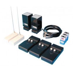 Kit domotica compuesto por 3 telemandos radio tx26 + 2 receptores radio rx26 + ae3006 + etc jr international - 1