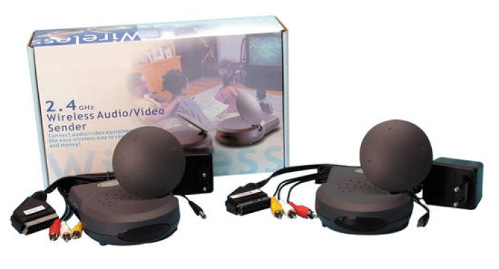 4 kanale sender empfanger audio video 2.4ghz audio video funkuberwachung funkuberwachung velleman - 1