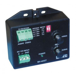 Receiver long distance 1500m 2 wires between transmitter and receiver video audio decoder jr international - 1