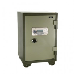 Safe box fireproof safe with code + key, 159kg 490x820x450mm metal case high security safe box code and key unlocking system fir