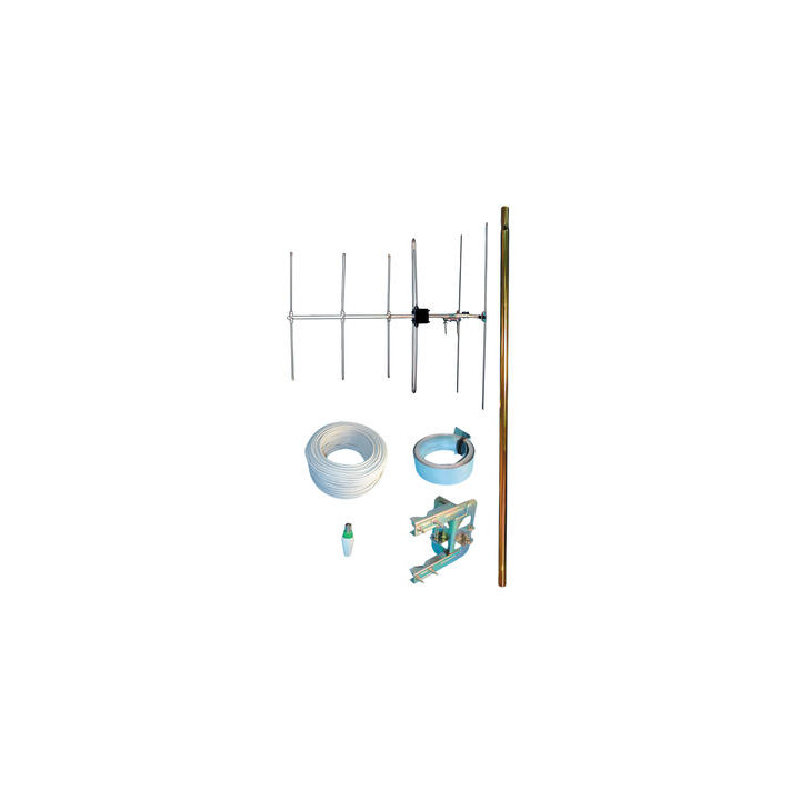 Antenneset (v5+1303+4100+1535+30m 3c2vm) fernsehantenne bausatz zubehor fur bausatz antenne bausatz jr international - 1