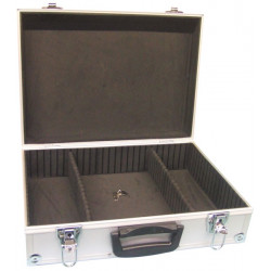 Alluminio valigia in alluminio per utensili 425x305x125mm scatola per la conservazione perel 1819 jr  international - 1