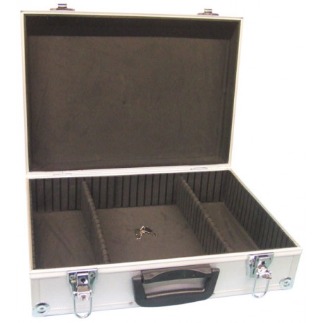 Maleta de herramientas de aluminio 425 x 305 x 125mm maletas alu caja  objetos llave viaje