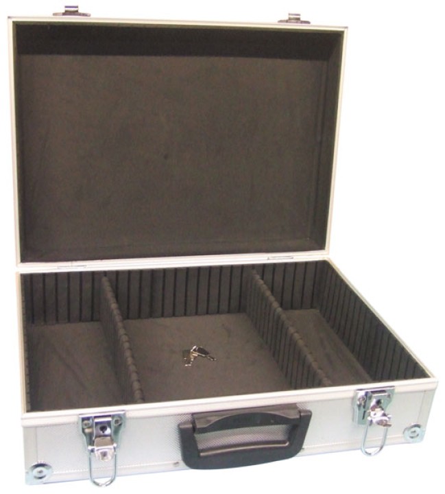 Maleta de herramientas de aluminio 425 x 305 x 125mm maletas alu caja objetos llave viaje electricidad transportar jr  internati