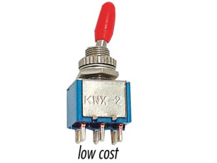 Kippschalter vertikal dpdt ein ein velleman - 1
