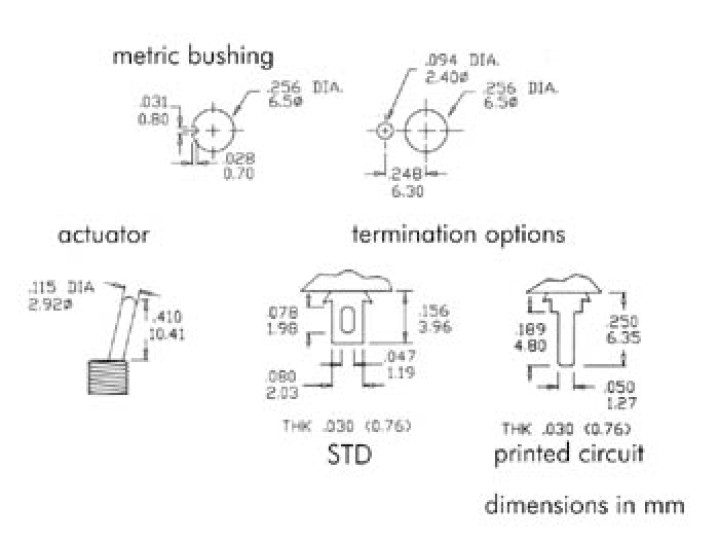Vertical toggle switch dpdt on on velleman - 2