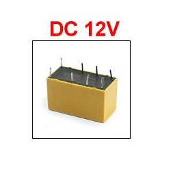 Relé dil 1a 30vdc 125vac 2 x inversor 12vdc velleman - 1