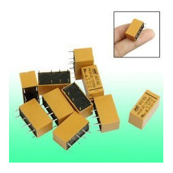 Relé dil 1a 30vdc 125vac 2 x inversor 12vdc velleman - 2