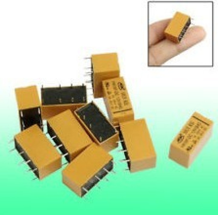Relay dil relay 1a 30vcc 125vca 2 x rest work12vcc vr1d122c 12v velleman - 2