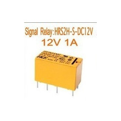 Relé dil 1a 30vdc 125vac 2 x inversor 12vdc velleman - 3