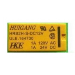 Relé dil 1a 30vdc 125vac 2 x inversor 12vdc velleman - 4