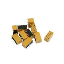 Relé dil 1a 30vdc 125vac 2 x inversor 12vdc velleman - 6