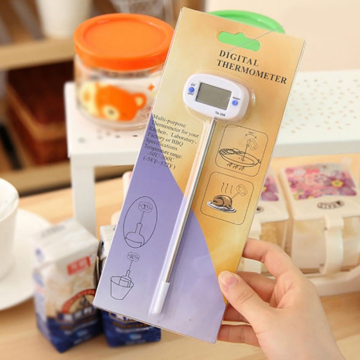 Cooking thermometer 50 ° c ~ +300 ° c starre edelstahl-sonde misst temperatur wärme jr international - 5