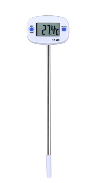 Cooking thermometer 50 ° c ~ +300 ° c starre edelstahl-sonde misst temperatur wärme jr international - 9