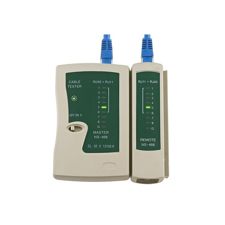 Lan tester fur rj45 rj12 rj11 rj10 velleman - 5