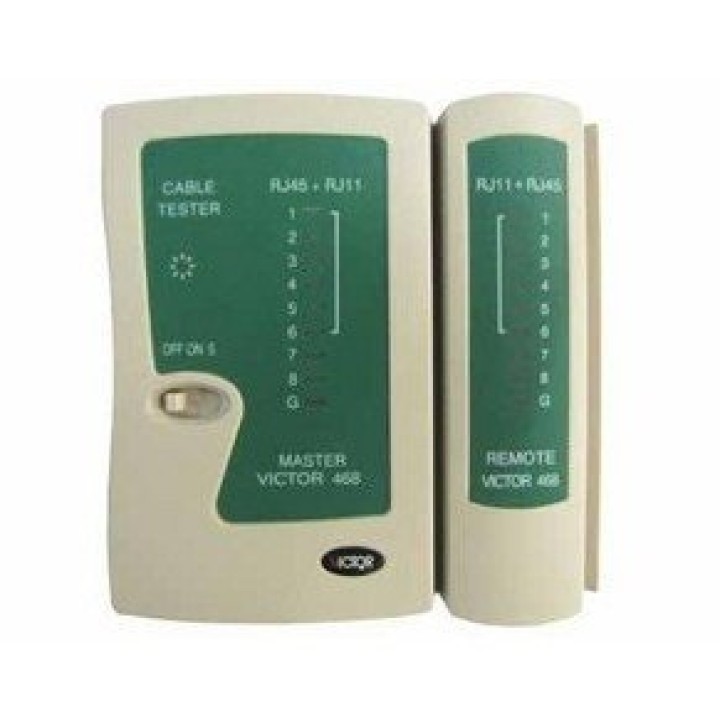 Lan tester fur rj45 rj12 rj11 rj10 velleman - 1