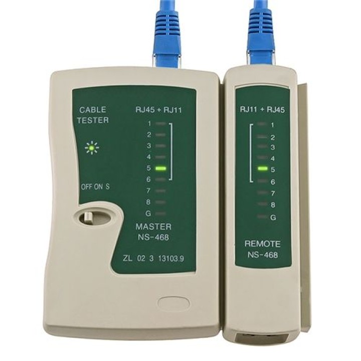 Comprobador de cable lan para rj45, rj12, rj11, rj10 velleman - 3
