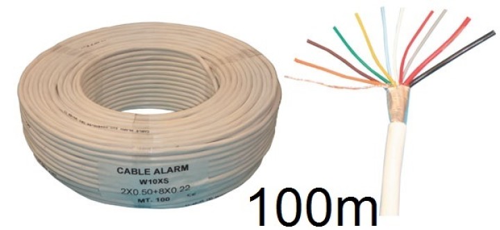 Cavo 8x0,22+2x0,5 blindato (100 m) accessori elettricità cae - 2