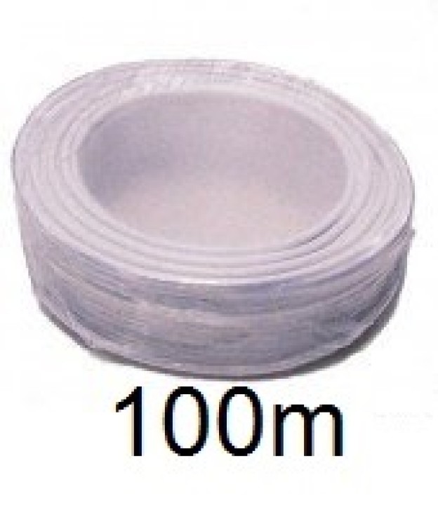 Sheathed flexible cable specially for alarm, 4x0.22 + 2x0.5 ø4.5mm, white, 100m phone cable fire alarm cable signal cable sheath
