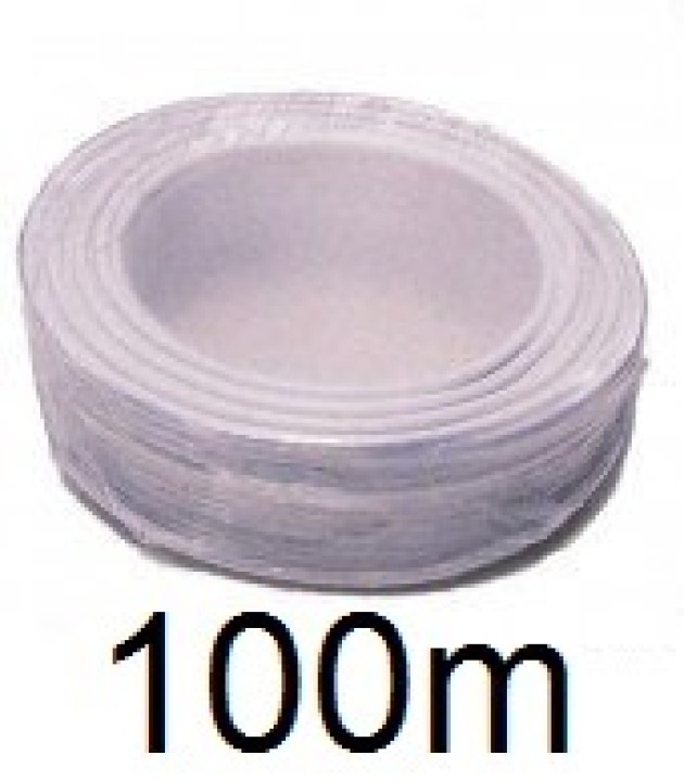 Sheathed flexible cable specially for alarm, 6x0.22 + 2x0.5 ø5mm, white, 100m phone cable fire alarm cable signal cable sheathed