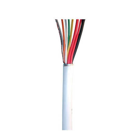 Flexibles kabel fur alarm 6x0.22+2x0.5 weiß ø5mm 1m flexible kabel flexibles kabel flexibles kabel jr international - 1