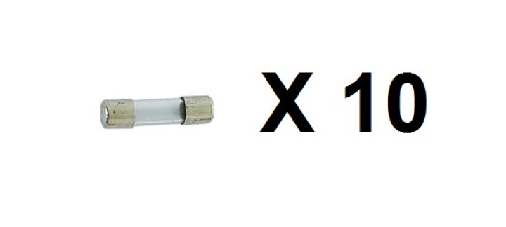 Ritardo fusibile 5 x 20 mm (0,63 10 pz / scatola) allarmi fu0.63n elettricità elettronica protezione velleman - 1