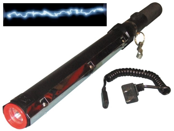 Elektroschock baton 300 000v ø36x464x52mm selbstverteidigung elektroschock gerate sicherheit jr international - 1