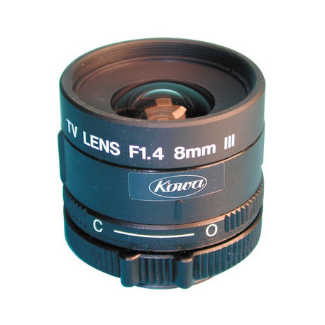 Obiettivo telecamera 8 mm con diaframma regolabile lm8jcr obiettivi telecamere obiettivo telecamera jr international - 1