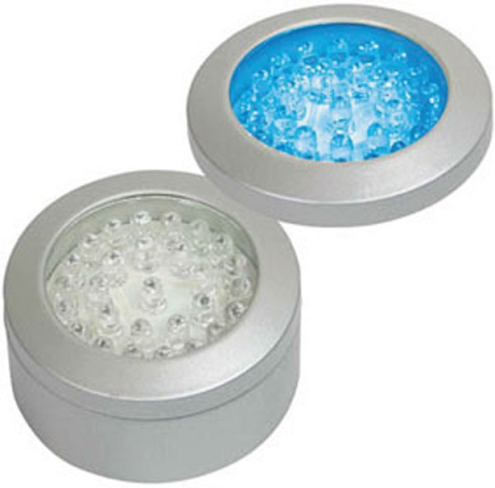 Applies a round blue leds low voltage led lighting eld280bl 64mm 230vac 220v light cen - 1