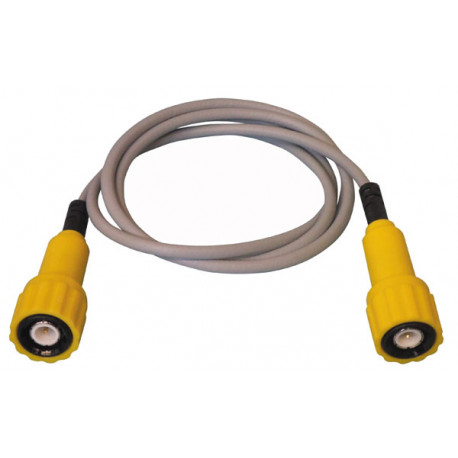 Cable bnc male / bnc male 75 ohm 1 meter yellow cen - 1