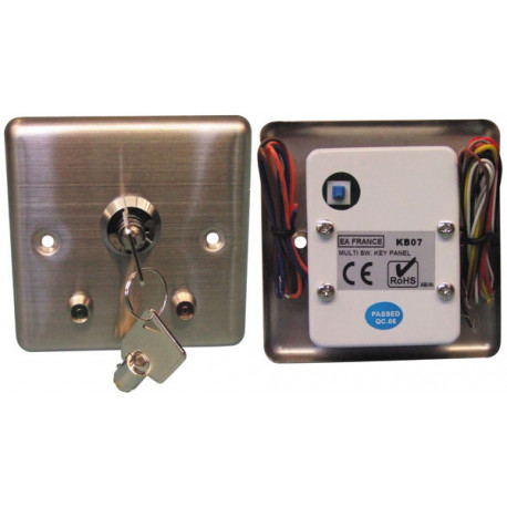 Scatola di comando + serratura dispone di 2 chiavi smettere di correre  scatole metalliche di automazione domotica allarme