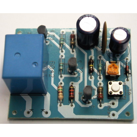 Interrupteur a minuterie 12v temporisation 2sec 5min b042 temporisateur kit  electronique a monter