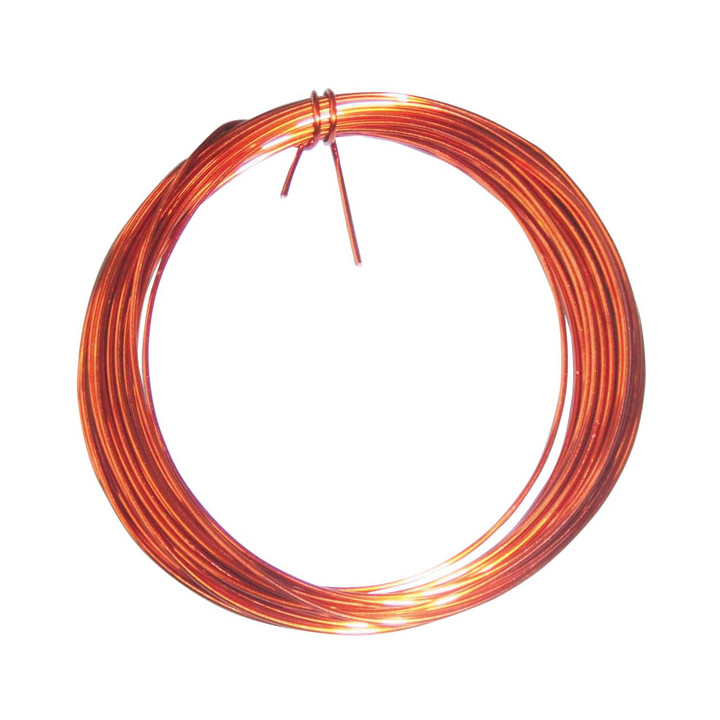 Filo di rame smaltato 55 m ø0.3mm kl003 nudo stagnato kemo - 1